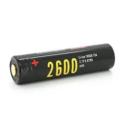 Акумулятор 18650 Li-Ion Soshine USB-3.7-2600 microUSB 2.5A 2600mAh - мініатюра 3
