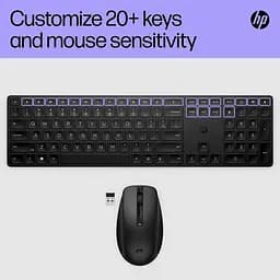 Комплект (Клавіатура та Миша) HP 650 WL EN/UK Black - мініатюра 4