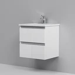 Тумба підвісна AM.PM X - Joy 55 см з умивальником M85-FHX0553-WC0553WG38 - мініатюра 4