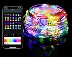 Розумна смарт гірлянда Niki Light smart роса rgb керування через смартфон пульт 10 метрів 100 лед - мініатюра 6