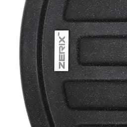 Кухонна мийка Zerix ZS-7750R-03 black ZX4556, Чорний матовий - мініатюра 2