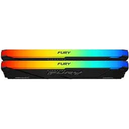 Модуль пам'яті для комп'ютера DDR4 32GB (2x16GB) 3600 MHz FURY Beast RGB Kingston Fury (ex.HyperX) (KF436C18BB2AK2/32) - мініатюра 3