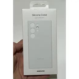 Оригінальний силіконовий чохол Samsung Silicone Case для Samsung Galaxy S24 Ultra (S928) White EF-PS928TWEGWW  - мініатюра 7