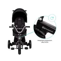 Велосипед триколісний KiderKraft Easywist Black - мініатюра 6