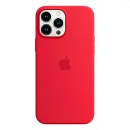Чехол Silicone Case с MagSafe для Apple iPhone 13 Pro Max (6.7) (Red) ААА [70507]