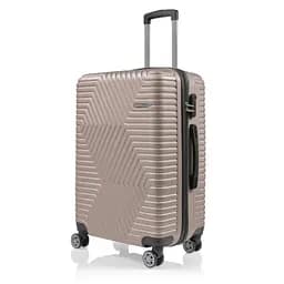 Валіза Велика (L) Полікарбонат На 4-х подвійних колесах 120Л POLO ПК004-L Бежевий