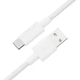 Кабель Acefast C18-04 USB-A to USB-C braid charging data cable білий