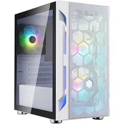 SilverStone Корпус FARA FAH1MW-PRO, без БП, 1xUSB3.0, 2xUSB2.0, 3x120mm ARGB fan, TG Side Panel, mATX, White