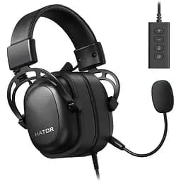 Ігрові навушники з мікрофоном Hator HTA940B Hypergang 2 USB 7.1 Black