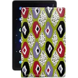 Чехол StatusCASE из экокожи для планшета TCL 10 TABMAX LTE Камни-цветные