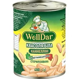 Уценка. Фасоль белая WellDar итальянская канеллини 400 г