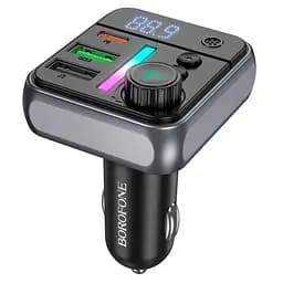 Автомобильный адаптер BOROFONE Ascenso BT FM FM transmitter BC50 |2USB/1Type-C, PD/QC, 38W/3A, BT5.4|