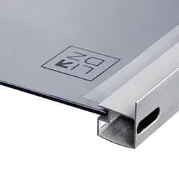 Душова кабіна Lidz Latwa SC80x80.SAT.HIGH.GR, скло тоноване 4 мм без піддона, Універсальна, тонований - мініатюра 5