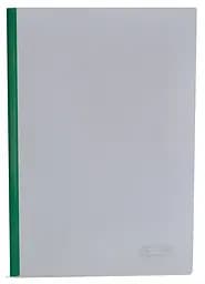 Папка-швидкозшивач 65листів/10 мм, з притискною планкою, 160/160 мкм BM.3371-99 BUROMAX (4823078912954) Зелений