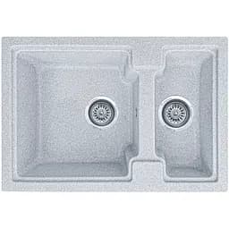 Мойка кухонная Valetti 43N гранитная 620х425 мм серая