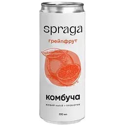 Напиток Spraga Комбуча Грейпфрут слабогазированный 330 мл