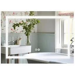 Дзеркало Lidz Kubis (KU1) прямокутне, з LED-підсвічуванням Touch, антизапотіванням, димером, регулюванням яскравості LD78LF9047400