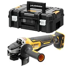 Шліфмашина кутова акумуляторна безщіткова DeWalt 18 B XR Li-lon, d=125 мм, 9000 об/хв, вага 1.74 кг, валіза, без аккумулятора та зарядного пристою (DCG406NT)