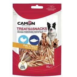 Ласощі Camon для собак, сендвіч з куркою та рибою, 80г