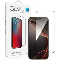 Стекло защитное ACCLAB Full Glue Apple iPhone 16 Pro Max Black (1283126593284)