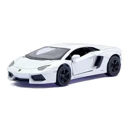 Автомодель легкова LAMBORGHINI AVENTADOR LP 700-4, 5'' Kinsmart KT5355W інерційна, масштаб 1:38 Білий