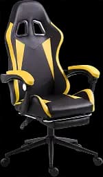 Геймерське крісло GT Racer чорне з жовтим (X-2323 Black/Yellow) - мініатюра 6