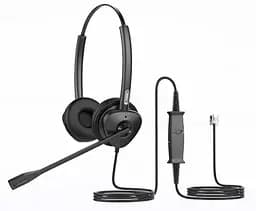 Гарнитура Dual HT302, 1xRJ9, изгибаемый на 260° кронштейн, технология ENC и шумоподавление Fanvil teh0013063