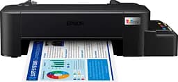Принтер струменевий колірний A4 Epson L121, Black, 720х720 dpi, до 9/4.8 стор/хв, USB, вбудовані СНПЧ по 40 мл, чорнило 664 (C11CD76414)