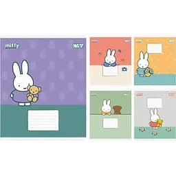 Набір зошитів Yes My Miffy 12 аркушів у клітинку 25 шт. (768651)