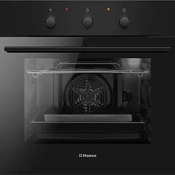 Духовка електрична Hansa 60 см 62 л A гриль емаль легкого очищення чорний