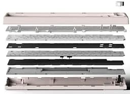 Клавіатура FL ESPORTS DIY-barebone MK750 White Three-Mode (MK750-4247) - мініатюра 6