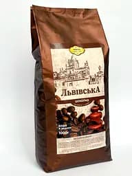 Кава Львівська Казкова зі смаком шоколаду 1 кг зернова     - мініатюра 2