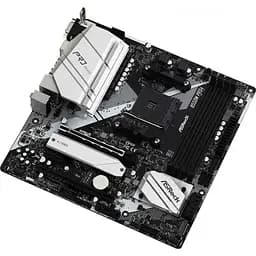 Материнська плата ASRock B550M Pro4 (AM4/B550, 4xDDR4, 2xPCIex16, DP/HDMI/VGA, 6xSATAІІІ, 3xM.2, GLan, 7.1ch, mATX) - мініатюра 3