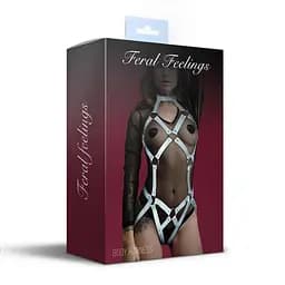 Збруя боді Feral Feelings Body Harness, Білий