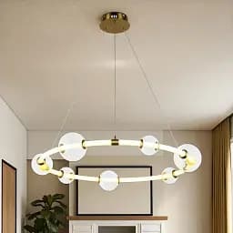 Люстра LED Levistella 7812021 (750) AB, 20W, 3000K, бронзовий, акрил, стельова - мініатюра 2