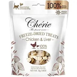 Лакомство для кошек Pettric Cherie Freeze Dried Treats Chicken and Liver 30 г