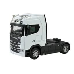 Трейлер металопластиковий тагяч фура головка сканія Scania автопром AP7539AB бат, світло, звук, у короб.15*7*10см - мініатюра 5
