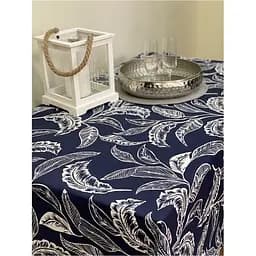 Скатертина Ecotton Duck вологовідштовхувальна 200х170 см синя (23538)