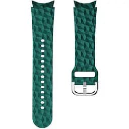 Ремінець для Samsung Galaxy Watch 4 44mm - зелений ширина кріплення 20мм силікон Watchbands Diamond (W28-5WB10289017)