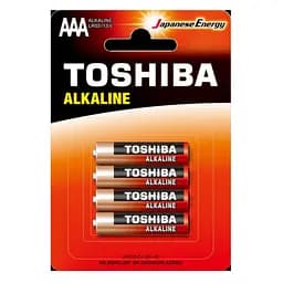 Батарейка Toshiba LR3 Red Alkaline (4шт)