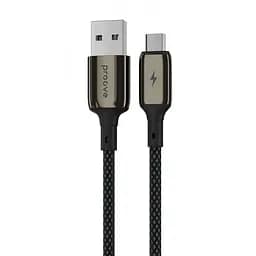 Кабель Proove Dense Metal USB to Micro USB 2.4A (1m) black (CCDM20001301)