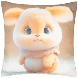 Подушка декоративна Home Line Пухнастий зайка 45x45 см (189234)