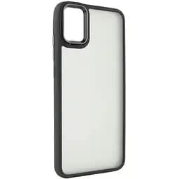 Чехол TPU+PC Epik Lyon Frosted для Samsung Galaxy A51 Black