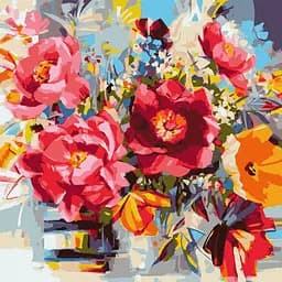 Картина по номерам "Подарунок полів" ©BOND Tetiana Ideyka KHO3234 40 x 40