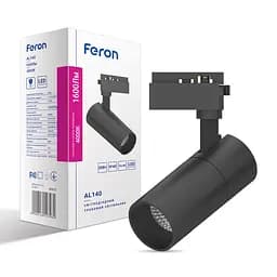 Светодиодный трековый светильник Feron AL140 20Вт 4000K черный