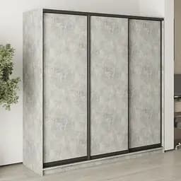 Шкаф-купе трехдверный MebelStar Стандарт BG 3ДСП 210x60x210 см Бетон (MBS-8277)