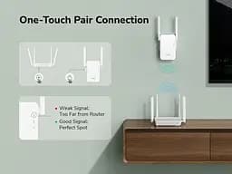 Точка доступу Cudy RE1500 AX1500 Wi-Fi 6 Mesh Repeater (RE1500) - мініатюра 8