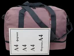 Дорожня сумка з відділом взуття 40L пудровий Wallaby sum0028890 - мініатюра 5