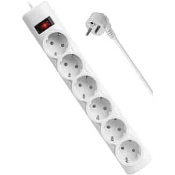 Power filtr 3.0м Defender DFS153, 6 розеток, білий (994900) - мініатюра 3