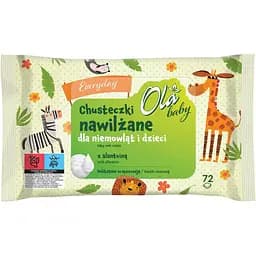 Салфетки влажные Ola для новорожденных 72 шт.
